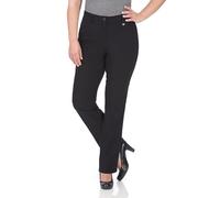 Kj Brand 5-Pocket-Hose Betty Bengaline Damen 80% Viskose, 17% Polyamid, 3% Elasthan Schwarz Größe 42