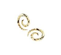 KJM FASHION 2 Stk 4mm 5gauge Plugs Tamarinde Spirale Spule Ohr Flesh Tunnel Ohrringe Plug Stecker Dehner Piercing Schmuck 5325