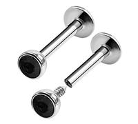 KJM FASHION 2 Stk Chirurgischer 316-l-stahl Lippen 1.2mm - 5 8mm 5/16 Spider Bite Spider Bite Snake Bite Madonna Ohrringe Marilyn Monroe Piercing Schmuck 0291