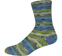 KK-Kollektion Sensitive Socks Color 72 - petrol/oliv/hellgrün