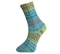 KK-Kollektion Sensitive Socks Color 89 - türkis/hellgrün/beige