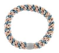 KKNEKKI Haargummi Blautöne Glitzer Mix - jeansblau/rose/gold jeansblau/rose/gold