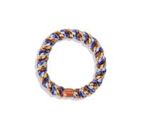 KKNEKKI Haargummi Zopfgummi - SAMT Lila Braun Mint Glitzer Perle Braun