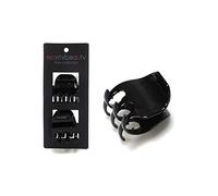 Klammer Haar schwarz 4 cm., MONTY BEAUTY, 2UDS.