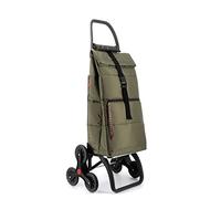 Klappbarer Einkaufstrolley Rolser Big Polar 6 Räder Treppensteiger - Kaki