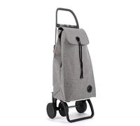 Klappbarer Einkaufstrolley Rolser I-Max Tweed 4 Räder - Grau