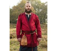 Klappenrock Bjorn, Wikinger-Mantel, rot S