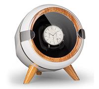 Klarstein Automatik-Uhrenbeweger für Herren & Damen, Watch Winder Mit Holz-Look, 4 TPD & 3 Rotationen, Leiser Beweger für 1 Automatikuhr
