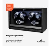 Klarstein Brienz 6 Uhrenbeweger | 4 Modi | leise | Holzoptik | Flexibles Kissen