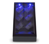 Klarstein Klingenthal Uhrenbeweger Rechts-Links-Lauf 12 Uhren LED Touch schwarz