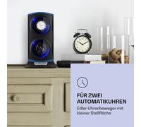 Klarstein St. Gallen Premium Uhrenbeweger 2 Uhren 4 Geschwindigkeiten