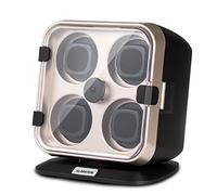 Klarstein Clover Uhrenbeweger 4 Uhren 3 Rotationen 4 Geschwindigkeiten LED Clover Uhrenbeweger | 4 Aufnahmen | Armband: 15 - 20 cm (L) / bis 2,9 cm (B) | 3 Rotationsmodi & 4 Drehgeschwindigkeiten | TPD: 650 / 900 / 1200 / 1500 | blaue LED-Beleuchtung | Kunststoffgehäuse | Acryltür