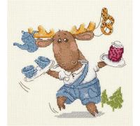 Klart 8-236 Kreuzstichset, Mehrfarbig, 18x18cm