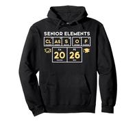 Klasse von 2026 Senior Element Science Periode Tabelle Pullover Hoodie