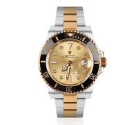 Klassische 8215 Automatische Mechanische Männer Uhren Edelstahl Saphirglas Tauchen Goldene Uhr, V 1, Classic