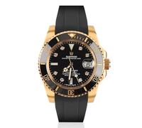 Klassische 8215 Automatische Mechanische Männer Uhren Edelstahl Saphirglas Tauchen Goldene Uhr, V 7, Classic