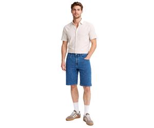 klassische BLEND BHTwister Herren Jeansshorts mit Label-Detail Denimshorts 20717730-200291 Blau S