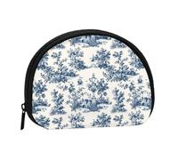 Klassische Blumen-Brieftasche mit 1 Geldbörse, niedliche Geldbörse für Damen, kleine Wechselgeldbörse, Geldbörse