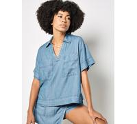 Klassische Bluse APRICOT "Leichte Jeansbluse", Damen, Gr. XS (34), blau, gewebt, Obermaterial: 100% Lyocell CLY., uni, Gerade Manschetten, Tops Bluse, Einfarbig (12310431-34) blau