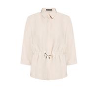 Klassische Bluse BETTY BARCLAY "Damen mit Tunnelzug", Damen, Gr. 42, grau beige, Obermaterial: 89% Viskose, 11% Polyamid, figurumspielend normal, Blusen Bluse (54152505-42) grau beige