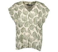 Klassische Bluse BLUE SEVEN "Blue Seven Bluse", Damen, Gr. 40, 0430, kiesel, 100% Viskose, Basic, normal normal, V-Ausschnitt, Blusen (47778920-40) 0430, kiesel