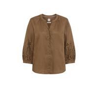 Brax Damen Bluse Style VELIA mocha brown, dunkelbraun, Gr. 42