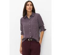 Klassische Bluse BRAX "Style VICA", Damen, Gr. 34, dunkellila, Web, 85% Viskose, 15% Polyamid, Blusen Bluse (12563035-34) dunkellila
