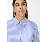 Brax Hemdbluse mit verdeckter Knopfleiste Modell 'VIKI' in Blau, Größe 38