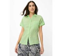 Klassische Bluse BRAX "Style VIV", Damen, Gr. 48, hellgrün, Web, 100% Leinen, Blusen Bluse (75710840-48) hellgrün