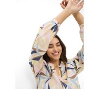 Klassische Bluse BRAX "Style VIVI", Damen, Gr. 38, dunkelblau, Web, 100% Viskose, V-Ausschnitt, Blusen Bluse (39074754-38) dunkelblau