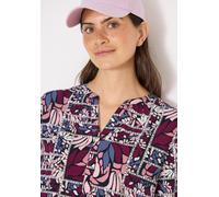 Cecil Damen 3/4-Arm Bluse mit Patchwork-Print in Rot, Gr: L