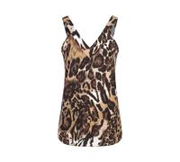 Klassische Bluse CLOUD 5IVE "CLOUD 5IVE Cloud5ive V-Neck Top", Damen, Gr. XL, beige, 95% Polyester, 5% Elasthan, Blusen (99764727-XL) beige