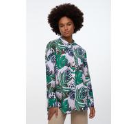 Klassische Bluse ETERNA "OVERSIZE", Damen, Gr. 46, grün, 70% cotton, 30% Lyocell, Blusen Klassische Bluse (12552050-46)