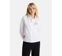 Klassische Bluse LIEBLINGSSTÜCK "EdelieL", Damen, Gr. 42, 100, weiß, 100% Baumwolle, normal, ohne Ausschnitt, Blusen Klassische Bluse, aus 100% Baumwolle (24812858-42)