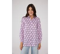 Klassische Bluse LIEBLINGSSTÜCK "OceanL", Damen, Gr. 36, rosa (fresh rose), Web, Obermaterial: 100% Baumwolle, gemustert, mehrfarbig, Blusen Klassische Bluse, aus reiner Baumwolle (36637331-36)