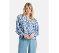 Klassische Bluse LIEBLINGSSTÜCK "RukaniL", Damen, Gr. 34, 449p2, air blau, Obermaterial: 100% Baumwolle, loose fit, ohne Ausschnitt, Blusen Bluse, aus 100% Baumwolle (94435262-34) 449p2, air blau
