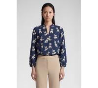 Klassische Bluse RABE "Bluse", Damen, Gr. 38, dunkelblau, Obermaterial: 85% Viskose, 15% Polyamid, weit, Blusen Bluse (32351817-38) dunkelblau