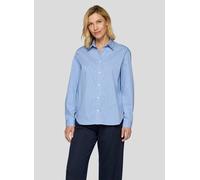 Klassische Bluse RABE "Bluse", Damen, Gr. 44, blau (hellblau), 70%Baumwolle, 27%Polyester, 3%Elastan, gestreift, gerade, Blusen (92887260-44) hellblau