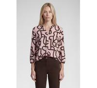 Klassische Bluse RABE "Bluse", Damen, Gr. 46, rosa, 100%Viskose, gemustert, Blusen Bluse (27290716-46) rosa