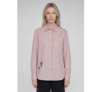 Klassische Bluse RABE "Bluse", Damen, Gr. 48, rosa, Obermaterial: 70% Baumwolle, 27% Polyamid, 3% Elasthan, gestreift, gerade, Blusen Bluse (77338533-48) rosa