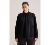 Seidensticker Stehkragenbluse Damen schwarz, 50