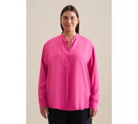 Klassische Bluse SEIDENSTICKER "Schwarze Rose", Damen, Gr. 5XL50, pink, 100% Viskose, unifarben, regular fit, ohne Ausschnitt, Blusen Klassische Bluse, Tunika Uni (92450920-50)
