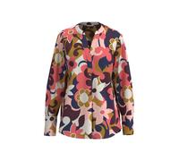 Klassische Bluse SEIDENSTICKER "Schwarze Rose", Damen, Gr. M38, pink, 100% Baumwolle, geblümt, gemustert, regular fit, ohne Ausschnitt, Blusen, Tunika Floral (91063168-38) pink