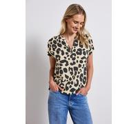 Street One Damen Bluse mit Leo-Muster