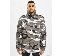 klassische Brandit M65 Herren US-Feldjacke mit separater Innenjacke B3108 Urban Camo Grau/Schwarz/Weiß XL