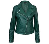Klassische Damen-Brando-Bikerjacke aus Leder in Loughton EU 42 / UK 14