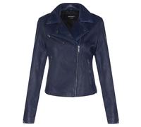 Klassische Damen-Brando-Bikerjacke aus Leder in Loughton EU 46 / UK 18