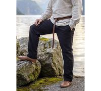 Klassische einfache Mittelalterhose schwarz "Sibert" S