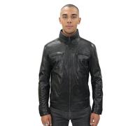 Klassische Herren-Bikerjacke aus Leder - Caracas S
