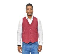 Klassische Herrenweste aus Ziegenveloursleder - Norwich L